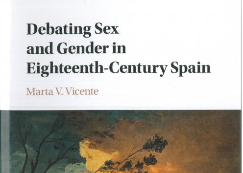 Marta Vicente's book cover "Debating Sex and Gender in Eighteenth-Century Spain