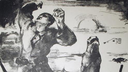 Willy Jaeckel, Schlachtfeld (Battlefield), 1915 Spencer Museum of Art